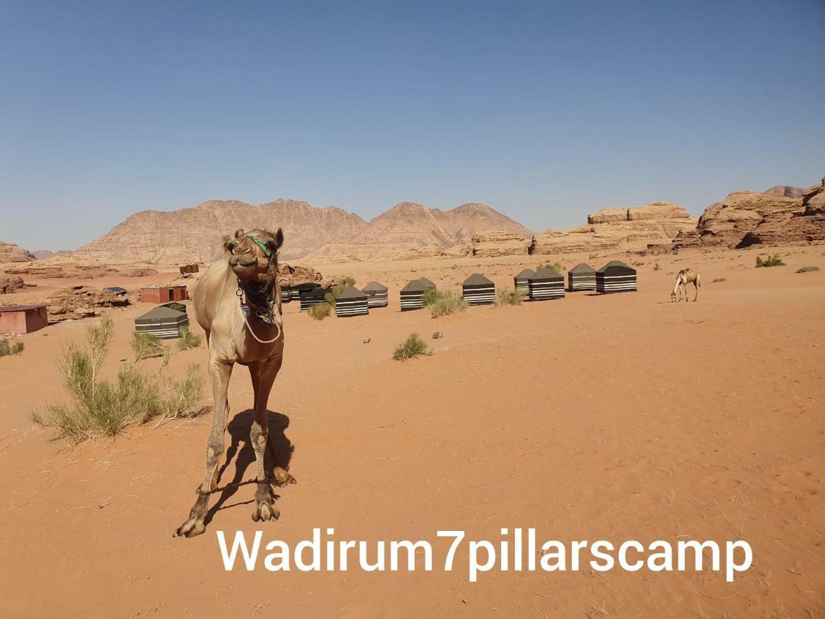 7 Pillars Camp & Jeep Tour In Wadi Rum Desert Zewnętrze zdjęcie