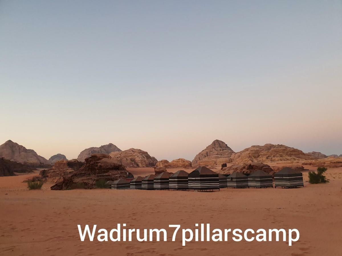 7 Pillars Camp & Jeep Tour In Wadi Rum Desert Zewnętrze zdjęcie