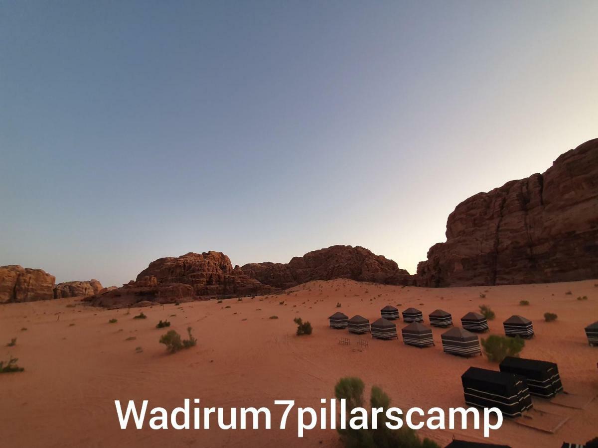 7 Pillars Camp & Jeep Tour In Wadi Rum Desert Zewnętrze zdjęcie
