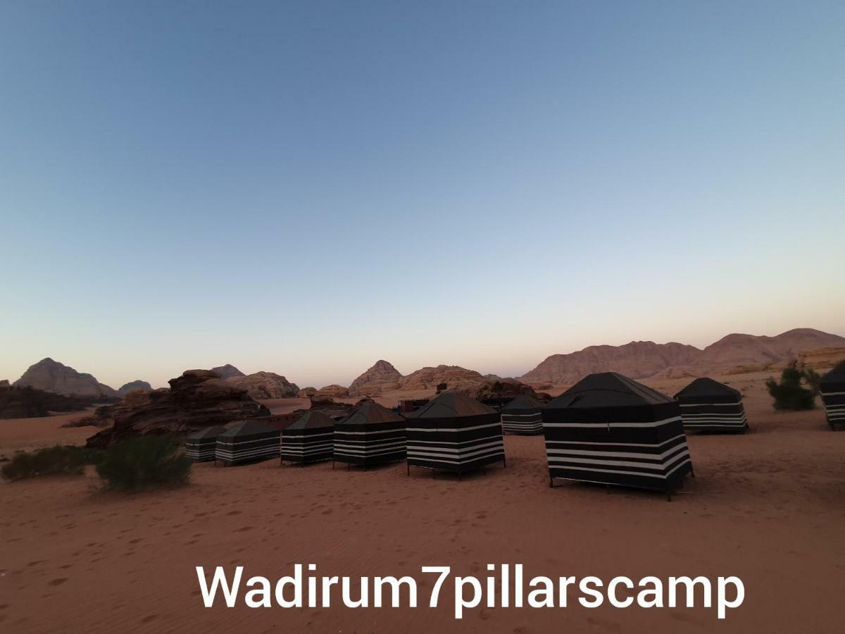 7 Pillars Camp & Jeep Tour In Wadi Rum Desert Zewnętrze zdjęcie