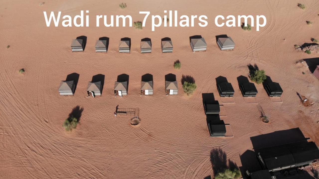 7 Pillars Camp & Jeep Tour In Wadi Rum Desert Zewnętrze zdjęcie