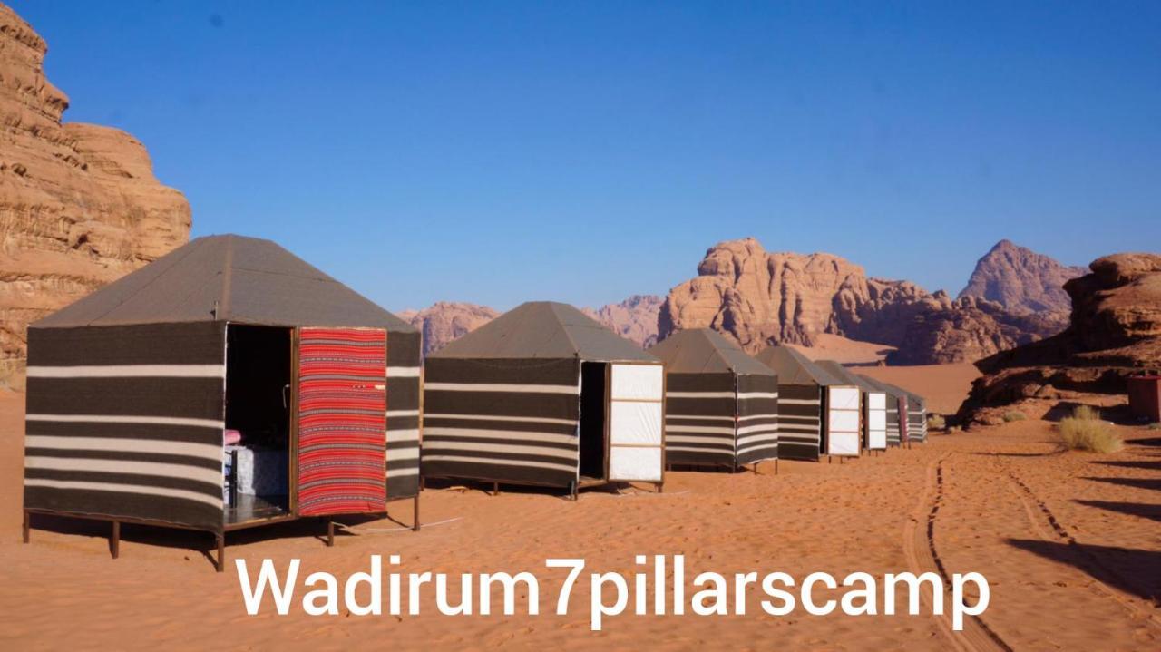 7 Pillars Camp & Jeep Tour In Wadi Rum Desert Zewnętrze zdjęcie